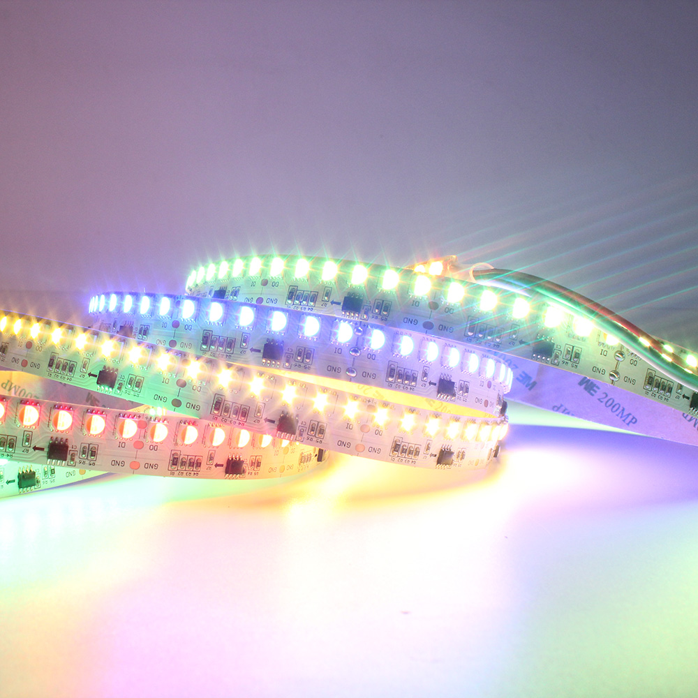 addressable WS2814 RGBW led strip light effects